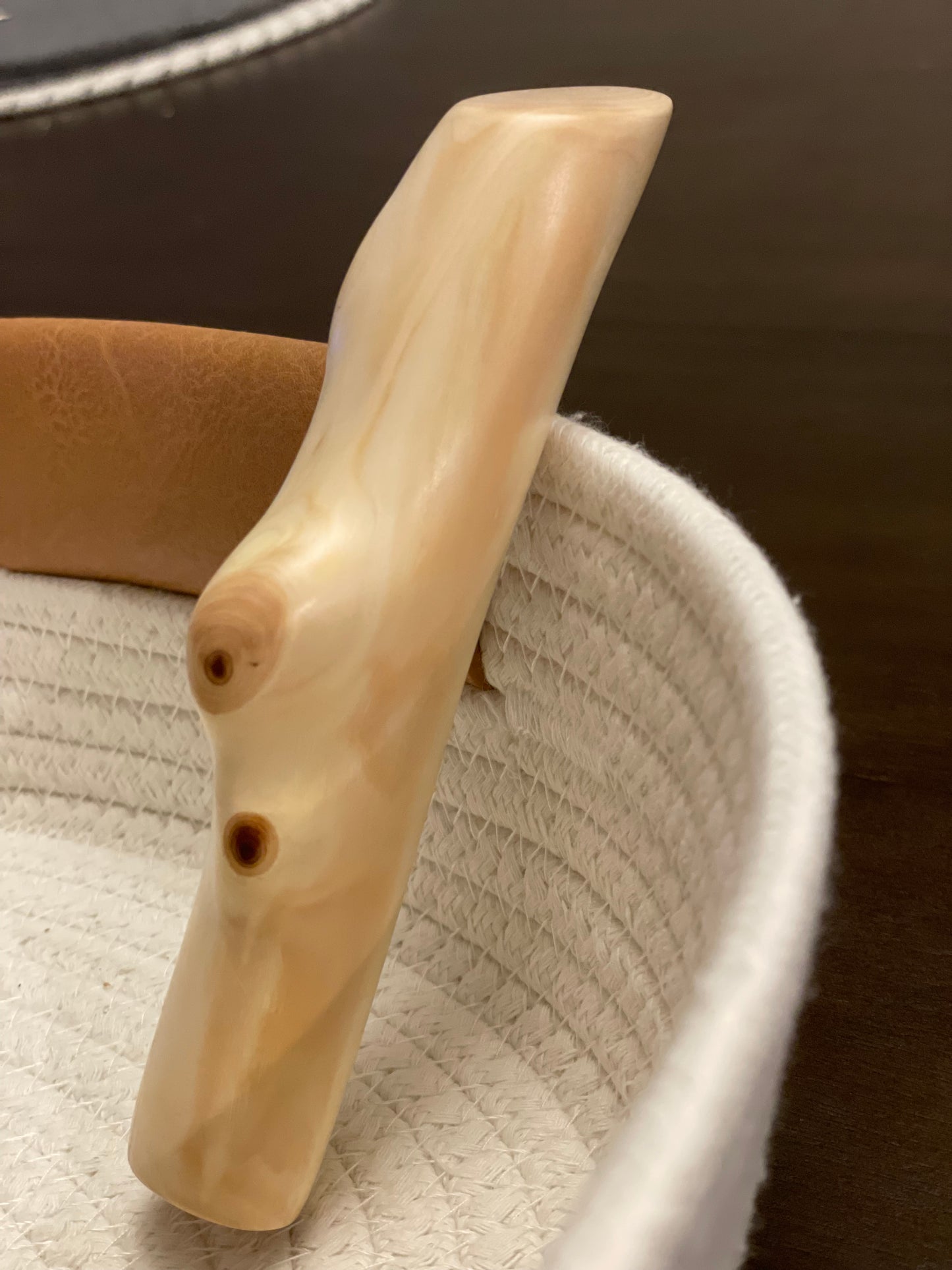 A Meditation in Wood | Hand-Polished Sensory Object | Nature-Inspired Functional Art