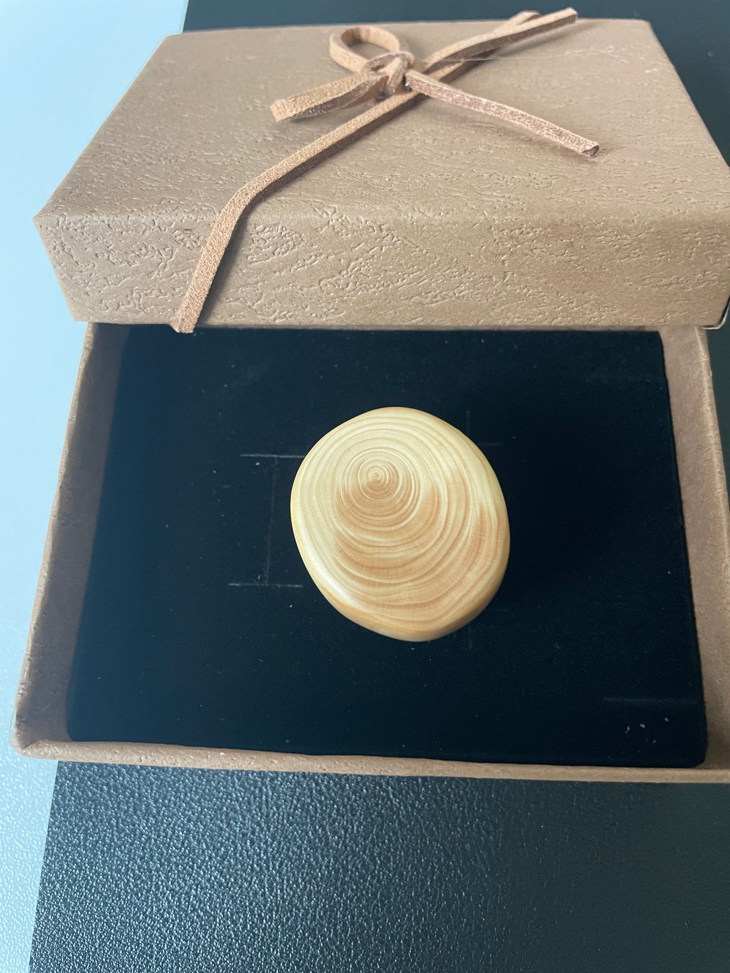 🪵 Organic Cedar Thumbprint Fidget