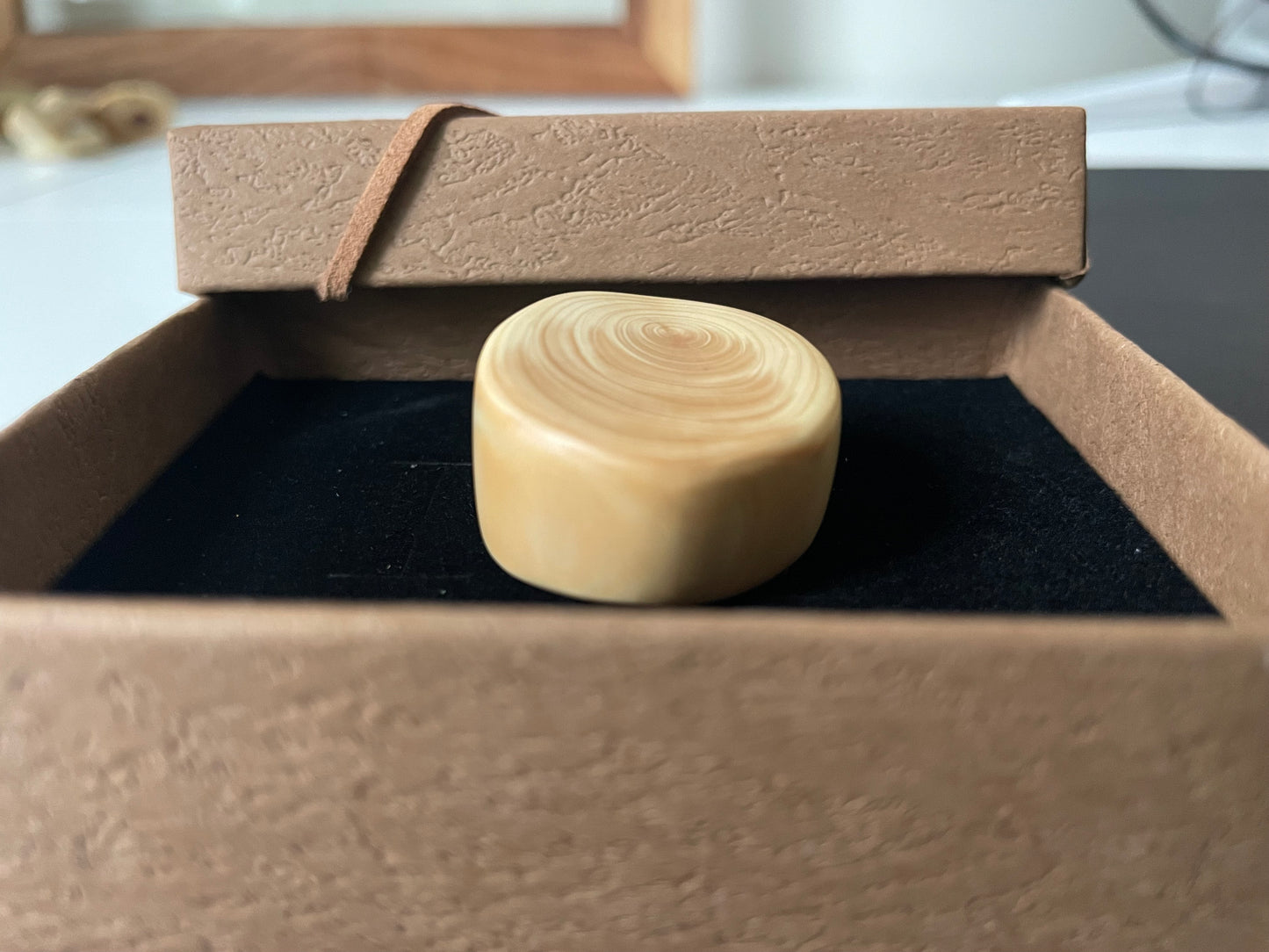 🪵 Organic Cedar Thumbprint Fidget