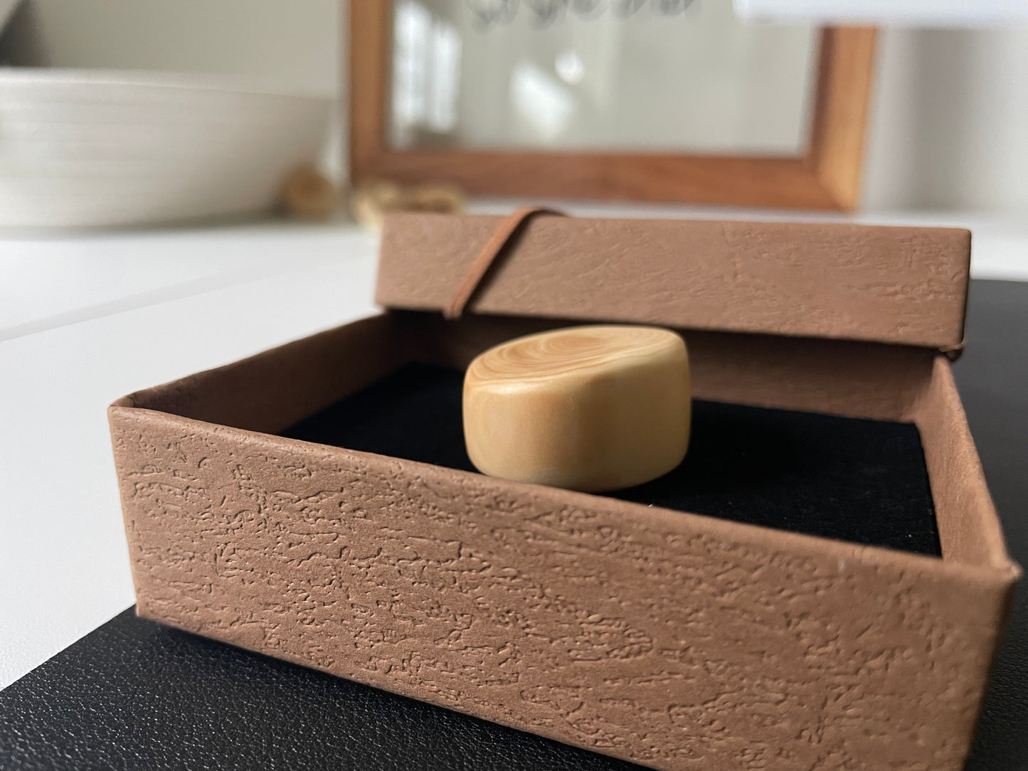 🪵 Organic Cedar Thumbprint Fidget